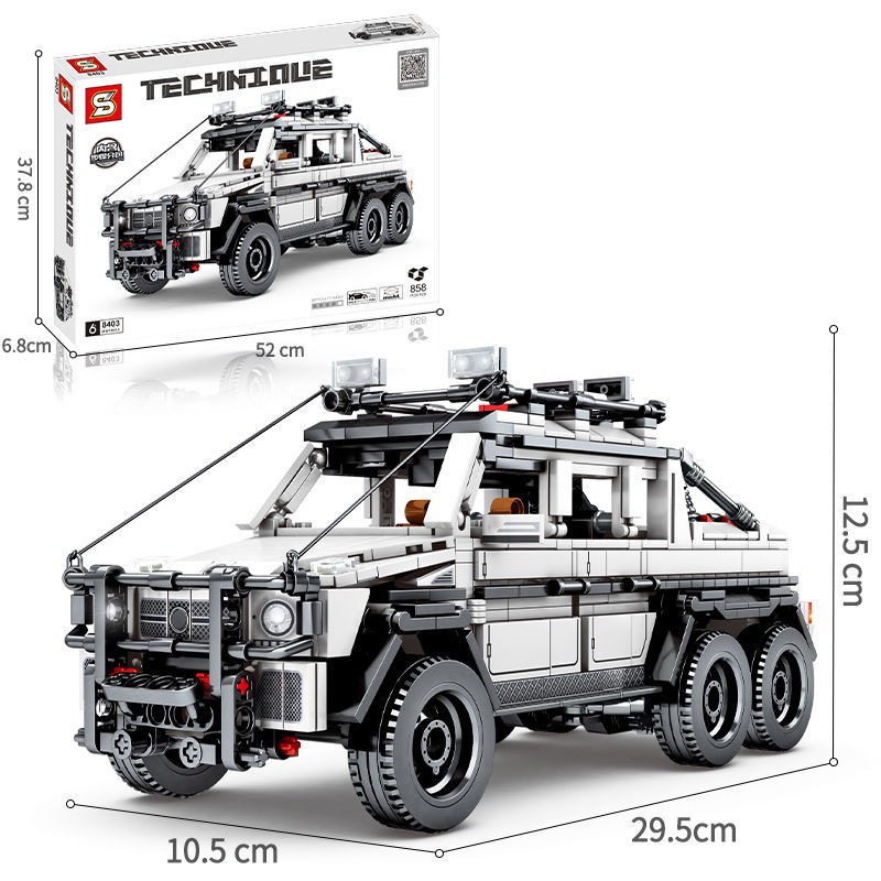 Mô hình lắp ráp xe đua Lego tương thích với Pagani McLaren của Maserati Đồ chơi hơi kéo lùi