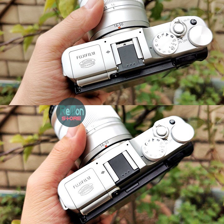 Nắp che chống bụi hotshoe Fujifilm nút đậy chân đèn flash hot shoe máy Fuji