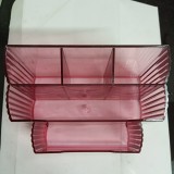 Khay bút cắm bàn 3011 chữ nhật cố định giao màu ngẫu nhiên