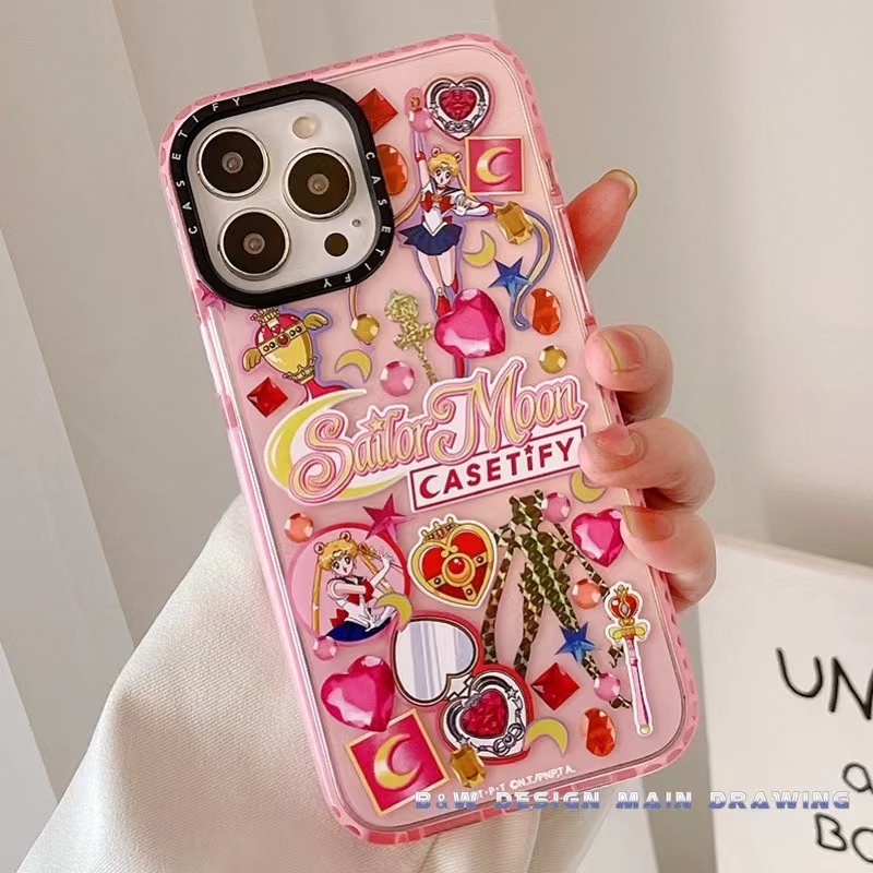 Ốp Điện Thoại Mềm Chống Sốc In Hình Thủy Thủ Mặt Trăng Cho iPhone 13 12 11 Pro MAX IX XS MAX XR i7 8 Plus