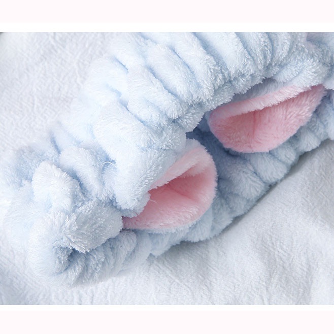 Băng Đô Tai Thỏ Trang Điểm Co Dãn Ba Chiều