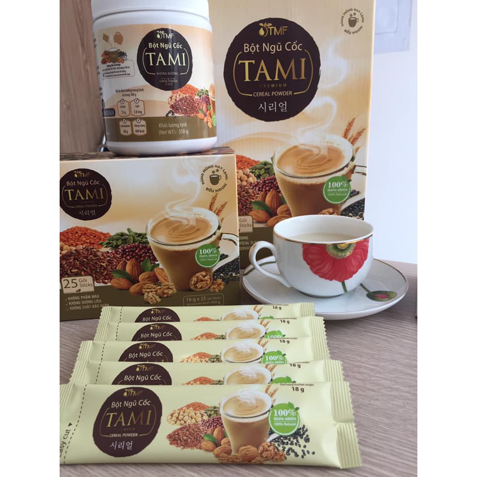 Bột ngũ cốc TAMI Tâm Minh- [Ngon bổ dưỡng cho sức khỏe mỗi ngày]