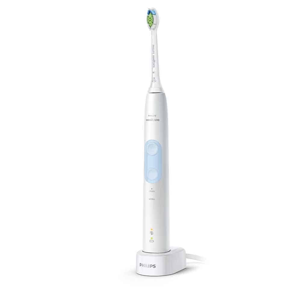 - Bộ đôi bàn chải điện Philips Sonicare ProtectiveClean 5000, Optimal Clean - Có bán tách set