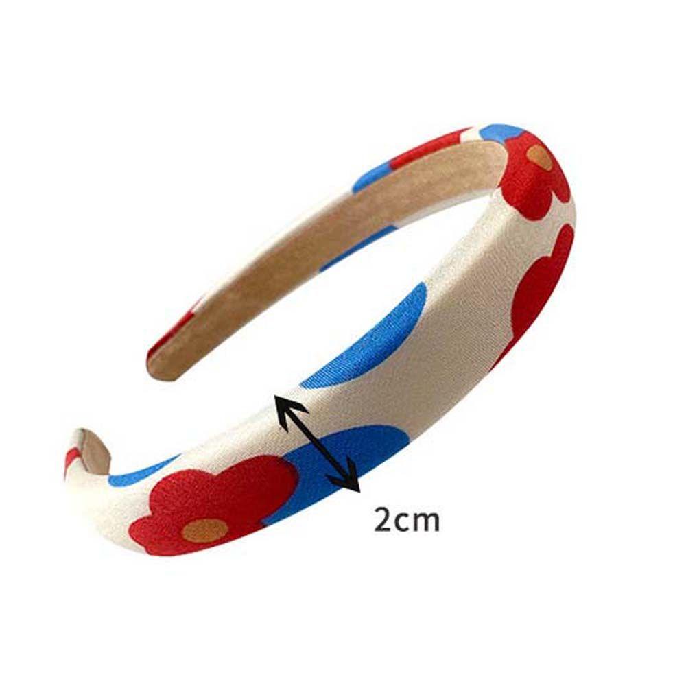 Dây Cột Tóc VANES1 In Họa Tiết Hoa Màu Sắc Ngọt Ngào Xinh Xắn