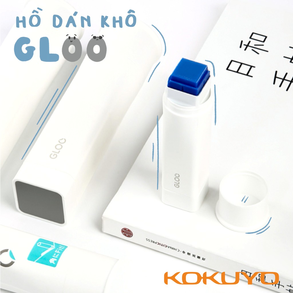 Hồ Dán Khô Gloo Kokuyo Dạng Thỏi Vuông Đa Năng