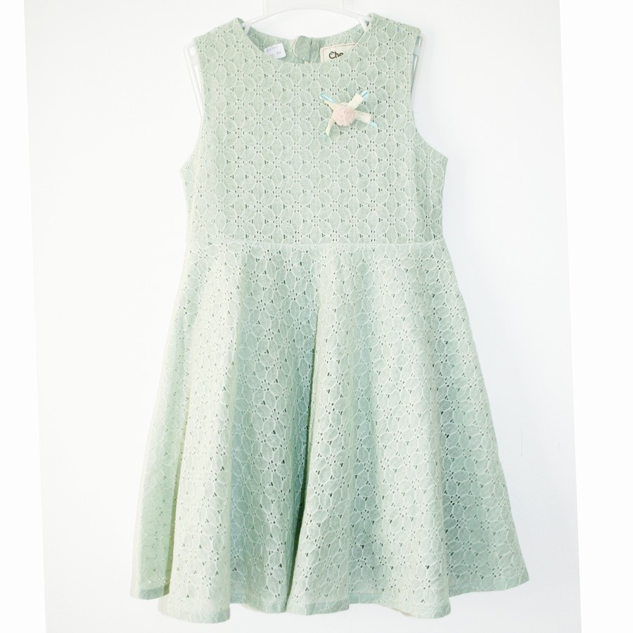 Đầm voan ren Roem Girls cho bé gái 4-9T D2125