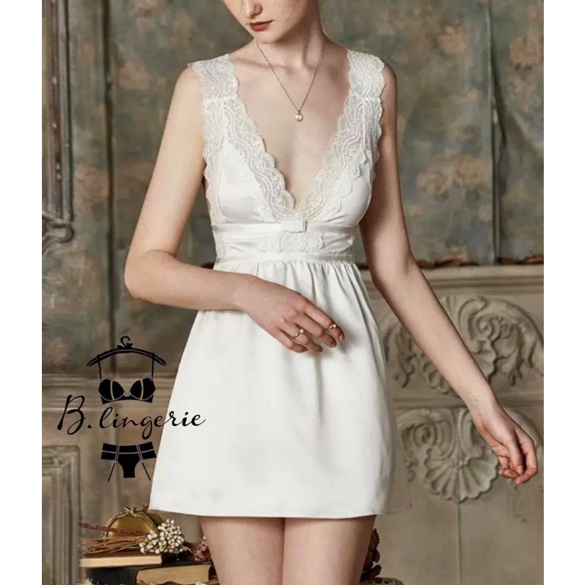 Váy Ngủ Gợi Cảm Cổ Chữ V - B.Lingerie