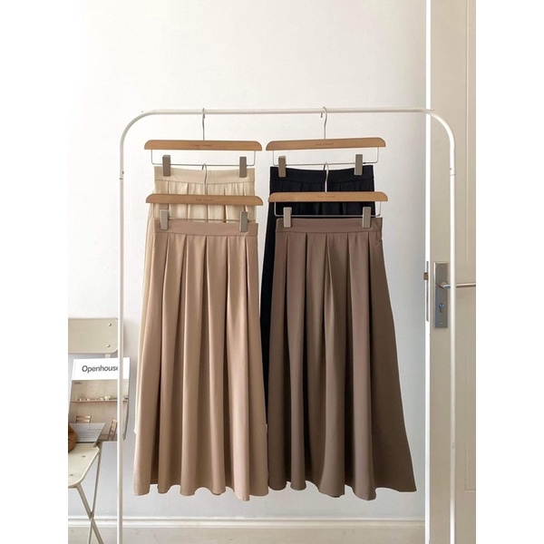 Chân váy xếp li nhỏ dáng dài 8725_CV0069