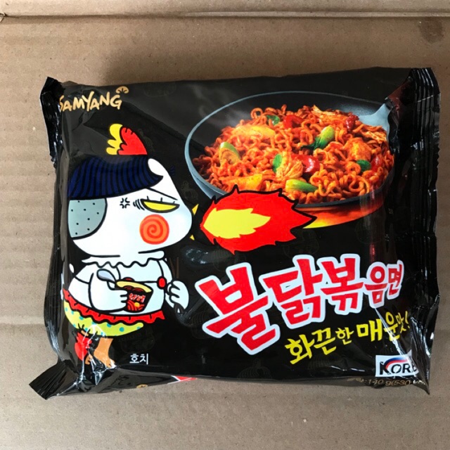 [140 g] Túi Mỳ Trộn SamYang Gà Cay Đen Truyền Thống