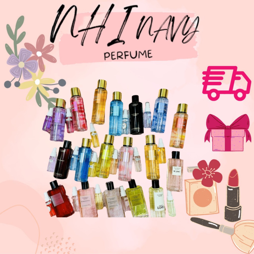 Nhi.navy   Xịt thơm body mist Victoria Secret, Bath And Body Works 10ml