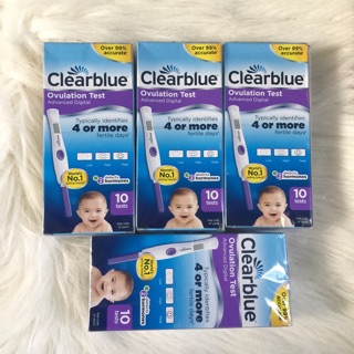 Que canh rụng trứng Clearblue