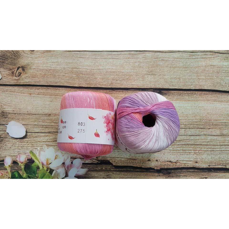 Sợi cotton loang anh đào