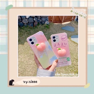 Ốp điện thoại iphone mochi quả đào 7plus/8plus