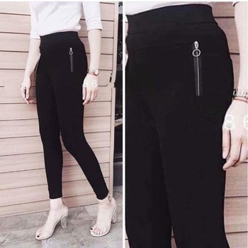 Quần Legging Phối KHÓA SƯỜN