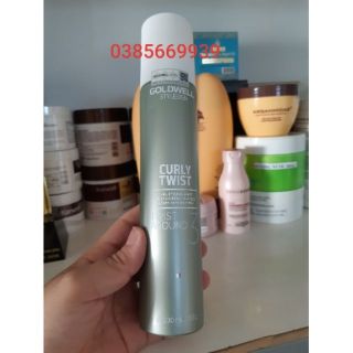 Xịt tạo kiểu dưỡng xoăn cho lọn xoăn sâu Twist Around Goldwell - 150ml