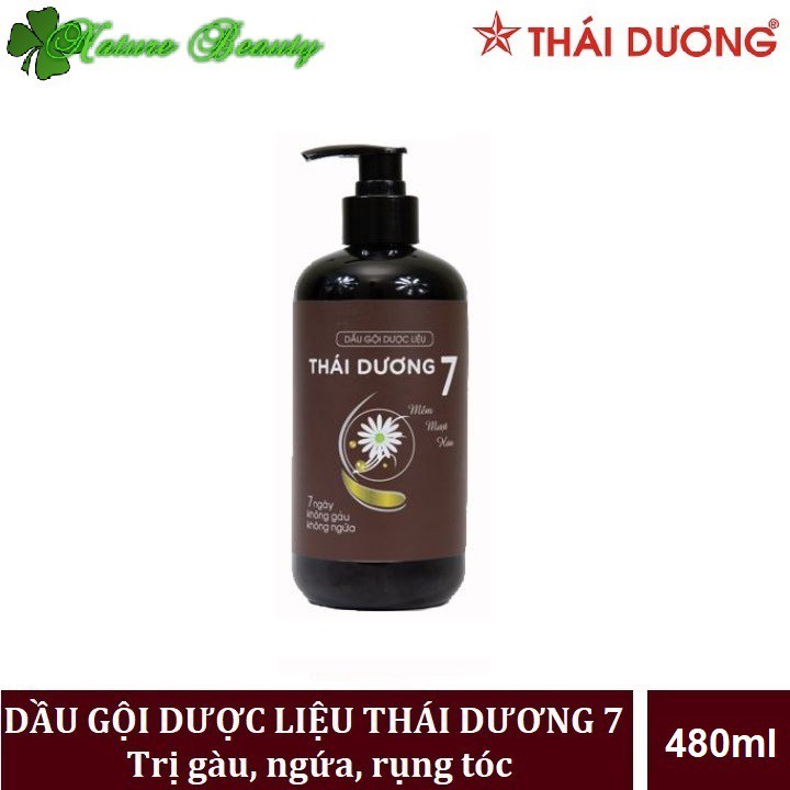 Dầu gội Thái Dương 7 hỗ trợ giảm ngứa, nấm, gàu, tóc rụng, phục hồi tóc hư tổn