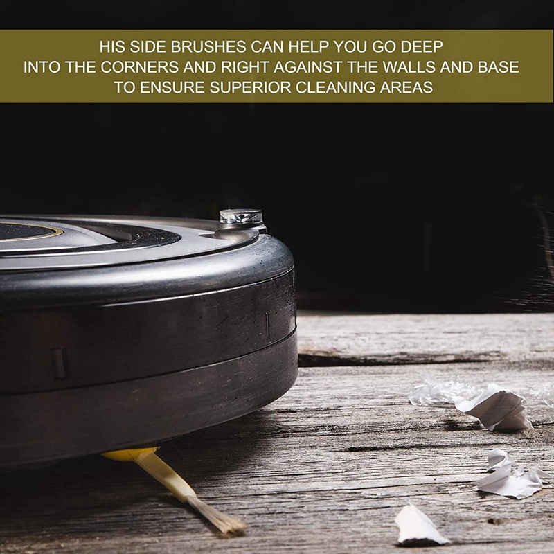 Bộ 6 Bàn Chải 3 Cánh Thay Thế Cho Máy Hút Bụi IRobot Roomba 800 and 900 Series