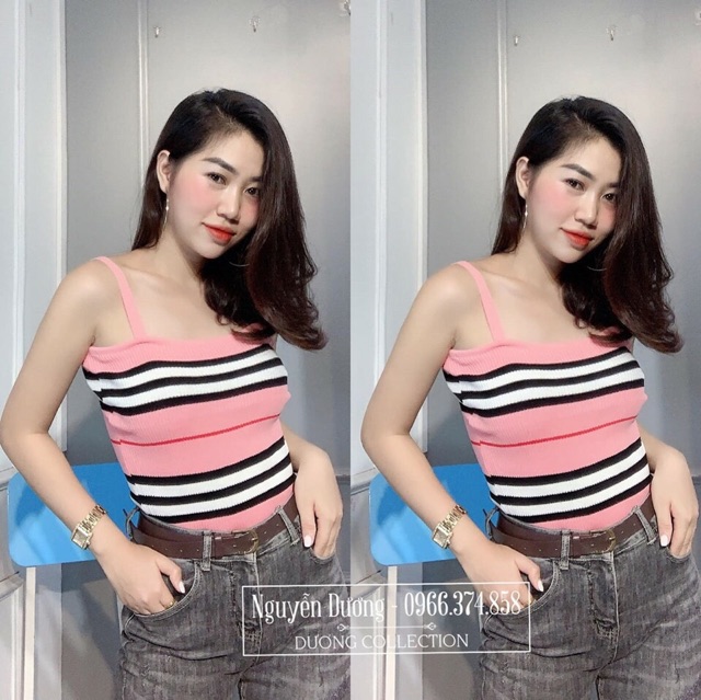 ÁO LEN KẺ DÂY SIÊU XINH KS.1315 | BigBuy360 - bigbuy360.vn