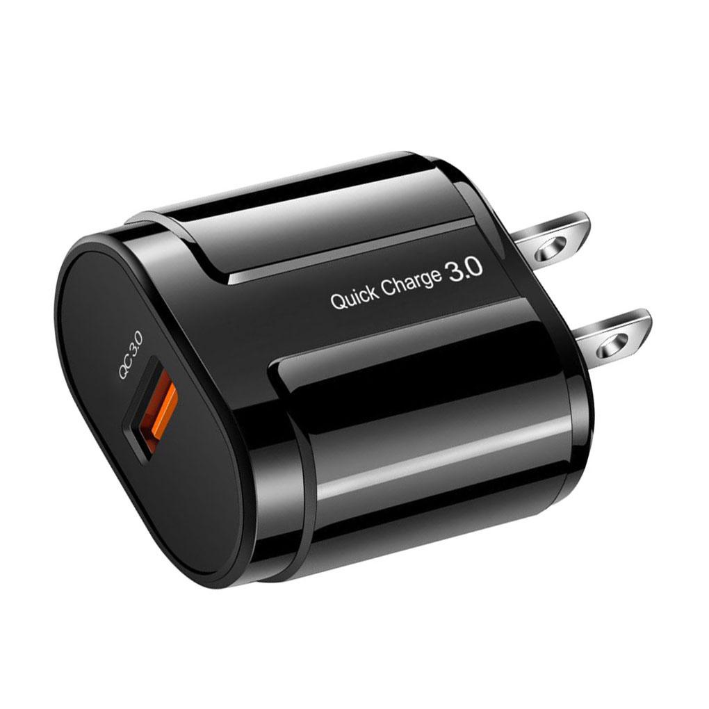 Cục Sạc Điện Thoại USB QC 3 0 Bản Rộng Nhiều Màu Thông Dụng Thích Hợp Mang Đi Du Lịch