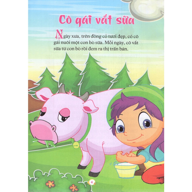 Sách-Những câu chuyện giáo dục - Cô gái vắt sữa