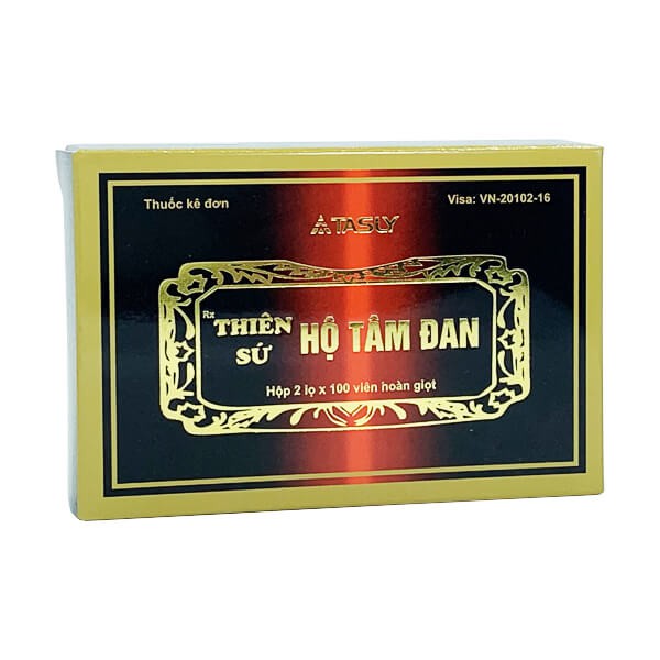 Thiên Sứ Hộ Tâm Đan Viên Uống Hộp 2 Lọ 100 Viên