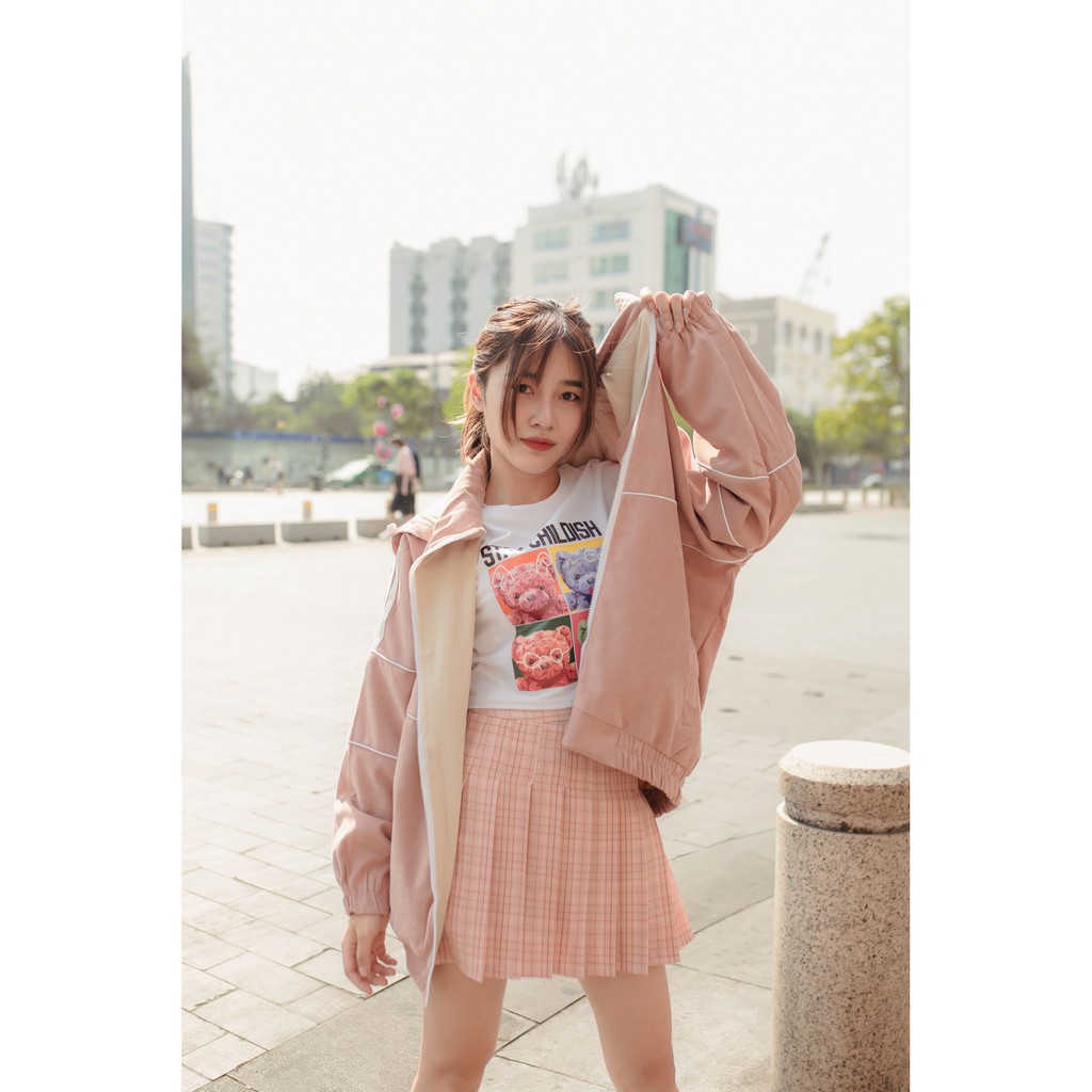 [ Miều ] Áo khoác zip kéo Jessie Jacket