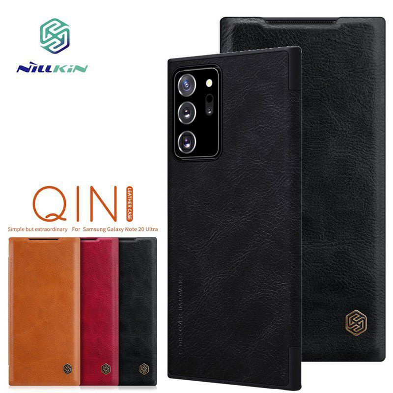 Bao da Nillkin QIN cho Samsung Galaxy Note 20/ Note 20 Ultra Chính Hãng