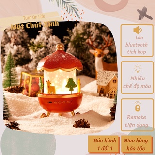Đèn ngủ chiếu ngàn sao giáng sinh 12 set chiếu loa bluetooth phiên bản đặc biệt- Một Chút xinh