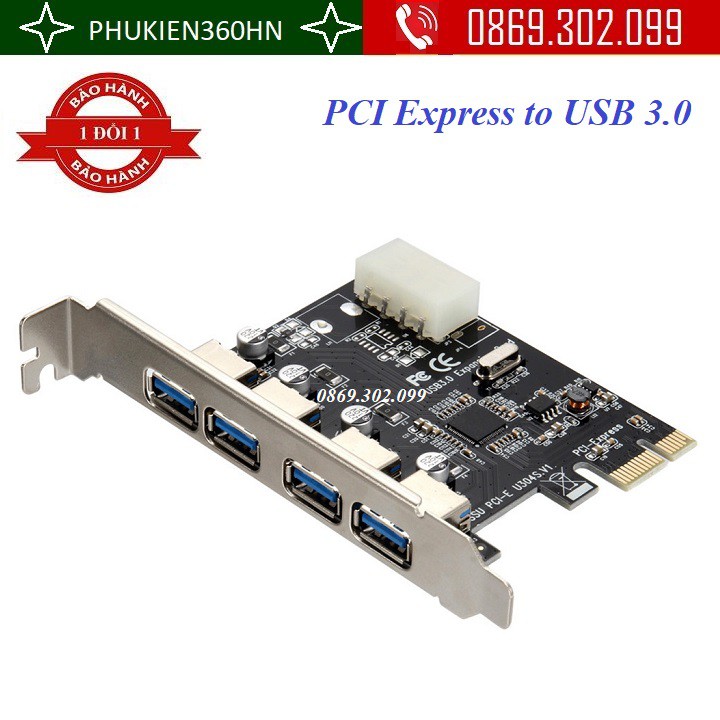 Card chuyển đổi PCI Express to USB 3.0