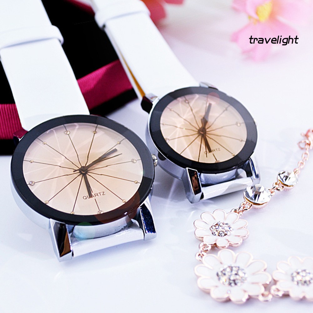 Đồng Hồ Đeo Tay Dây Giả Da Thời Trang Cao Cấp Cho Nam / Nữ