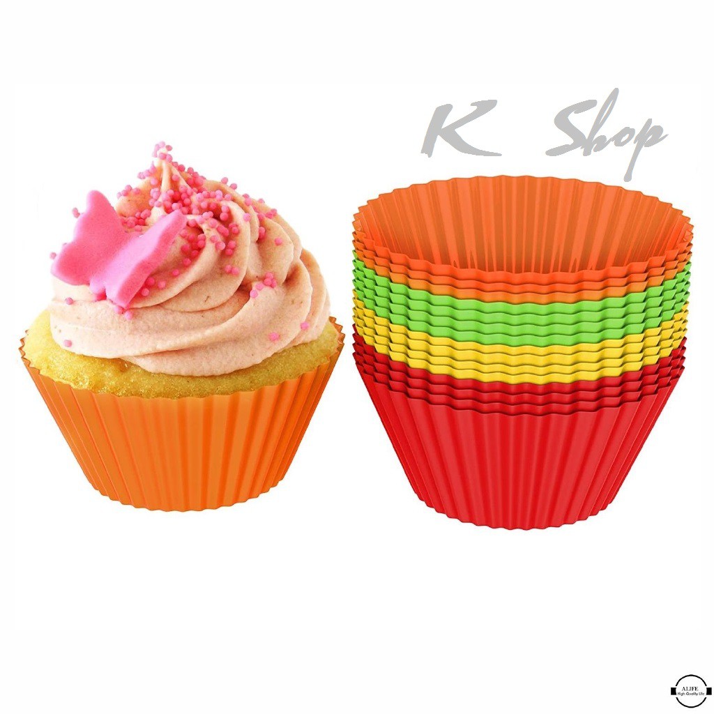 Khuôn Bánh Muffin Silicon Đường Kính 7cm