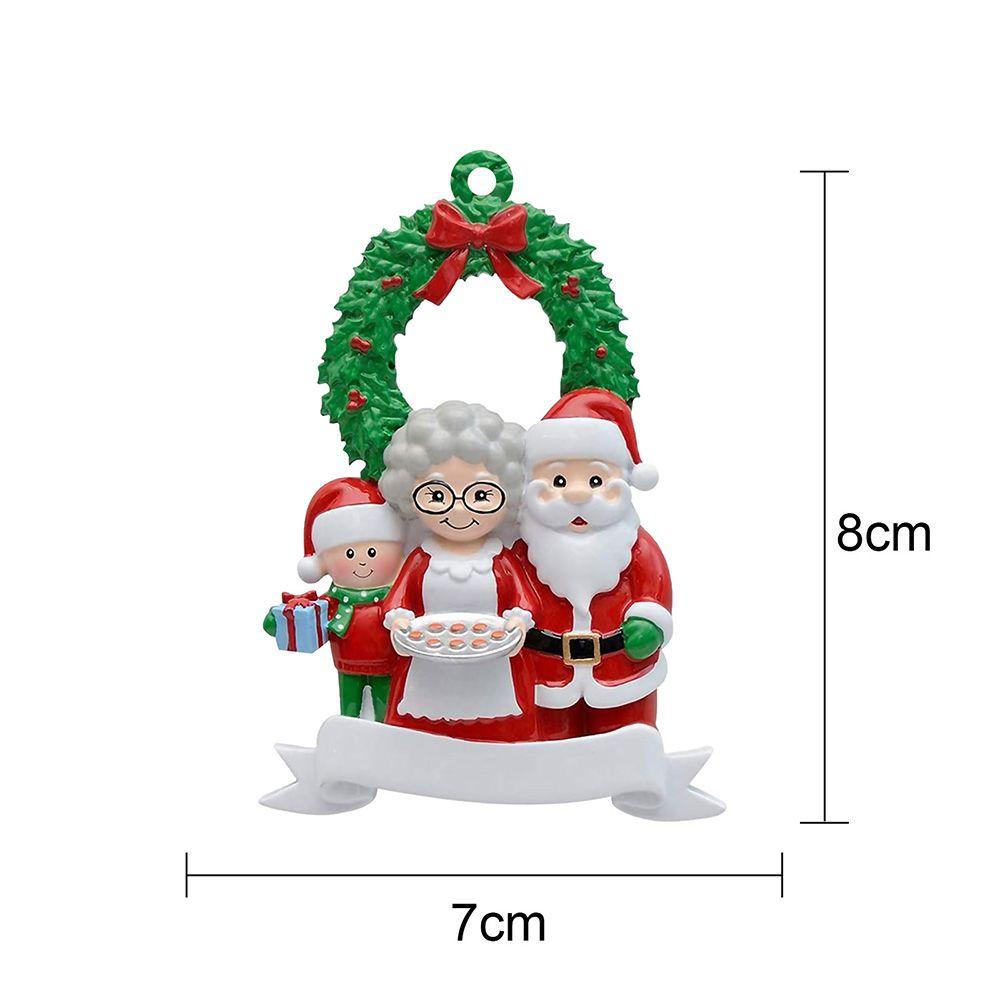 Phụ Kiện Treo Trang Trí Cây Thông Giáng Sinh Hình Ông Già Noel DIY