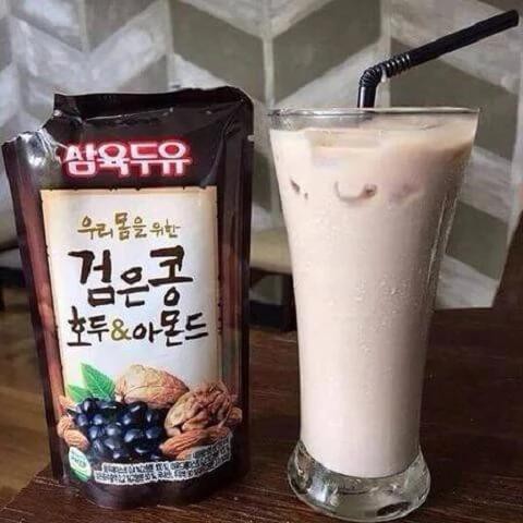 Sữa hạt óc chó, đậu đen và hạnh nhân Hàn Quốc (195ml)