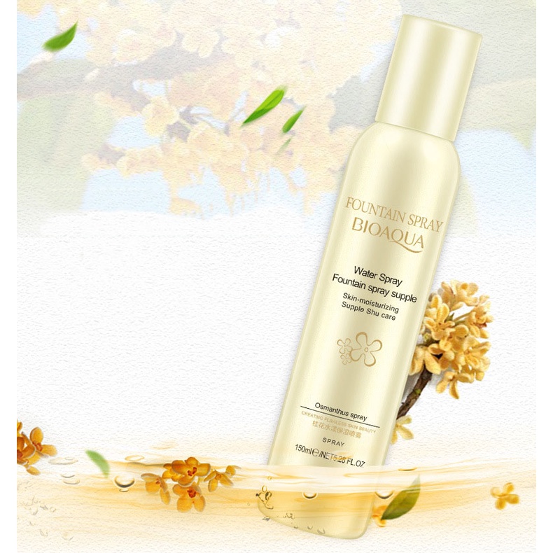 Chai xịt khoáng dưỡng ẩm cho da mặt BIOAQUA dịu nhẹ, giữ lớp trang điểm, kiềm dầu, cấp ẩm NO-SPU167