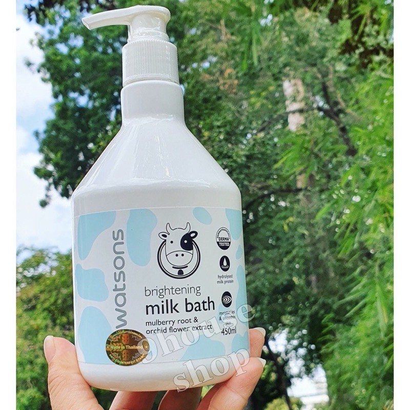 Sữa Tắm Bò Watsons Milk Bath Thái Lan 450ml