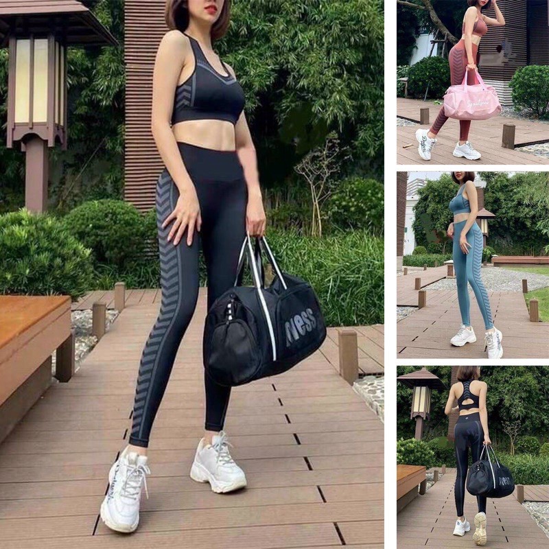 Set dệt gym - yoga QC cao cấp