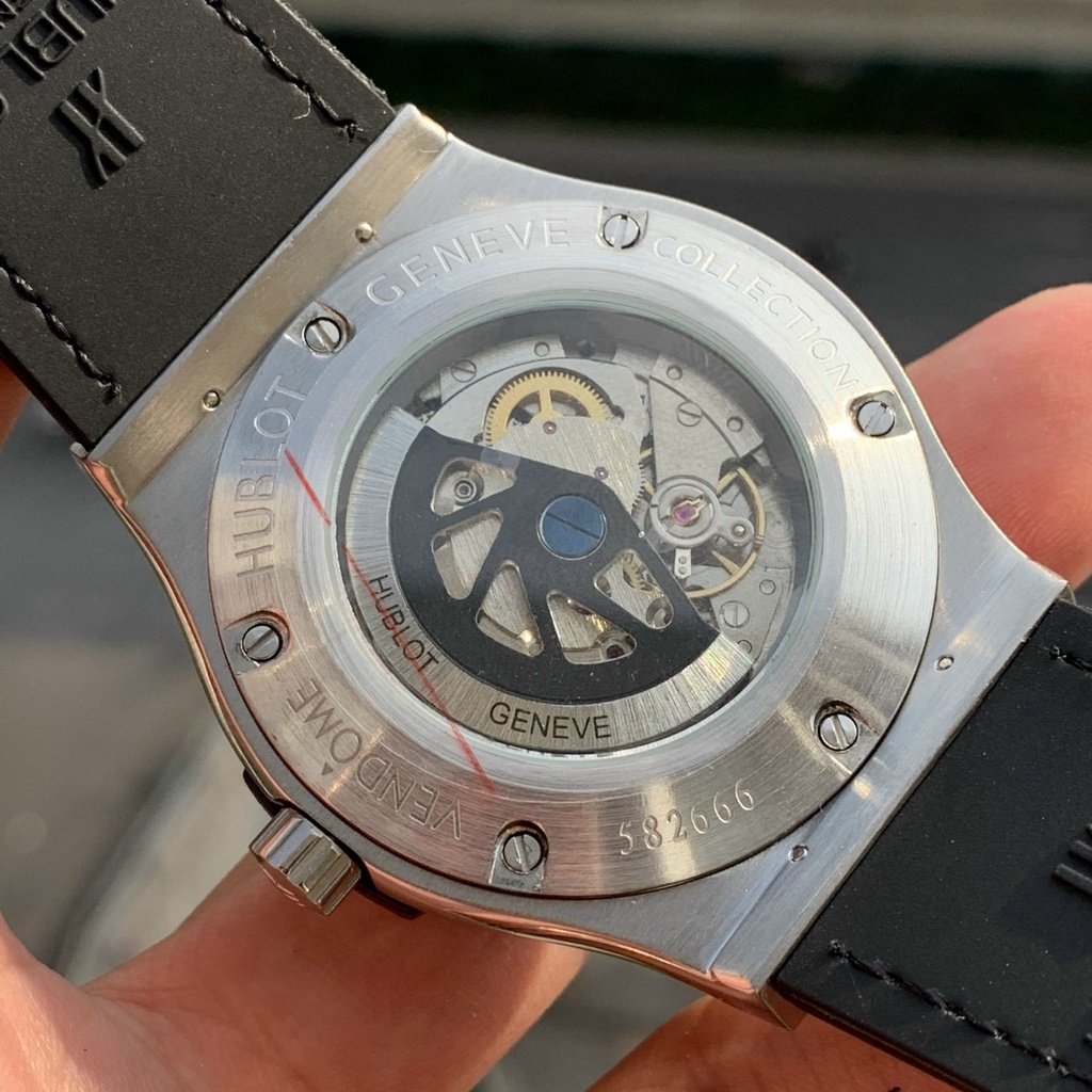 Đồng Hồ Nam HBL Viền Full Đá, Máy Cơ Automatic Nhật, Size 38/42mm, Chống Nước 5ATM [Bảo Hành 18 Tháng - 1 Đổi 1 15 Ngày] | BigBuy360 - bigbuy360.vn