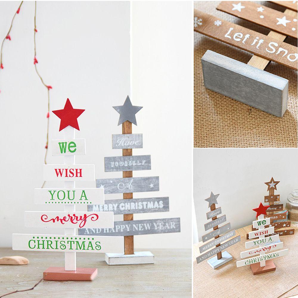 Vật Dụng Trang Trí Giáng Sinh Bằng Gỗ DIY Dành Cho Trẻ Em
