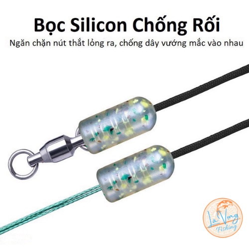 Trục Câu Đài Buộc Sẵn Nylon Cao Cấp Long Vương, Trục Săn Hàng Chuyên Câu Cá Lớn Bọc Silicon Siêu Bền