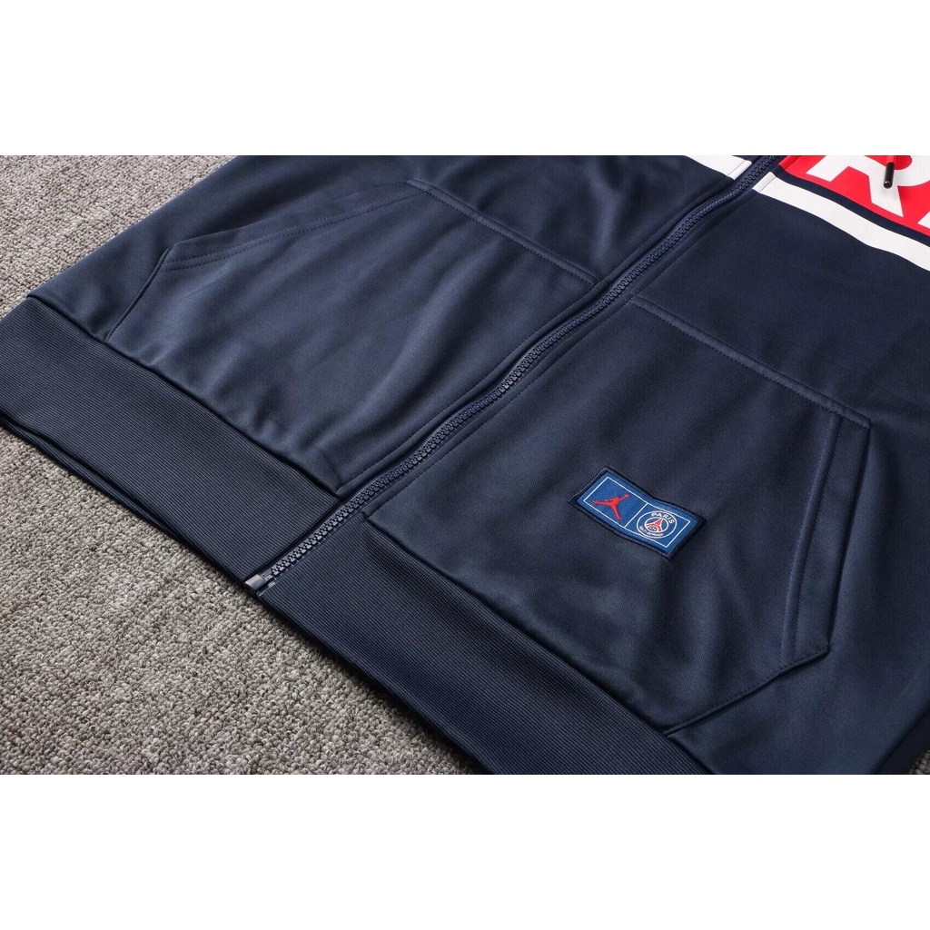 Áo Bóng Đá Màu Xanh Hoàng Gia Jordan Paris Mùa 20-21 s-2xl * Có Sẵn Tùy Chỉnh