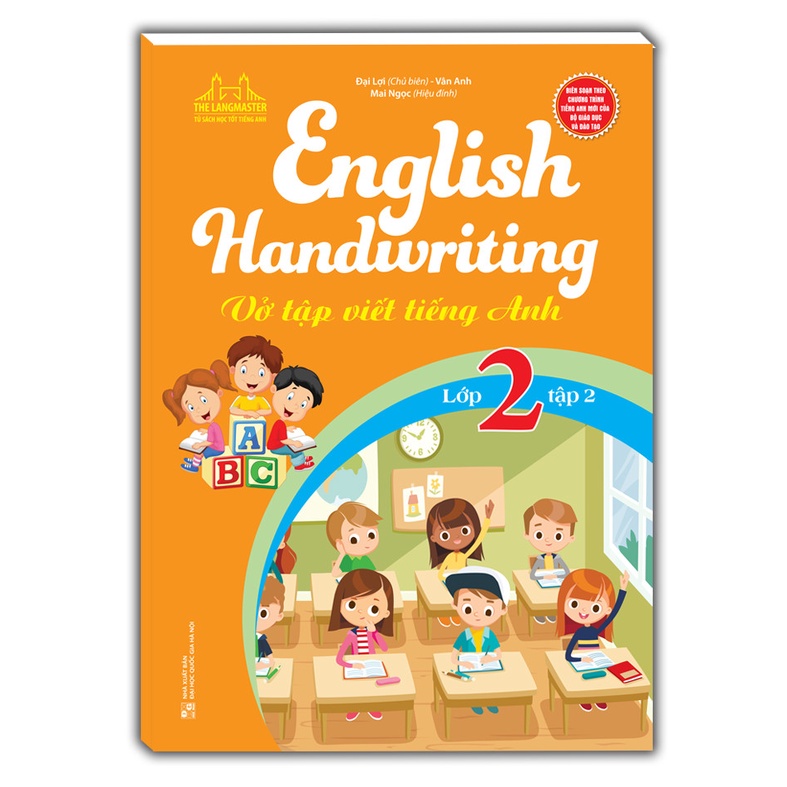 Sách - Combo English Handwriting - Vở tập viết tiếng anh lớp 2  mt