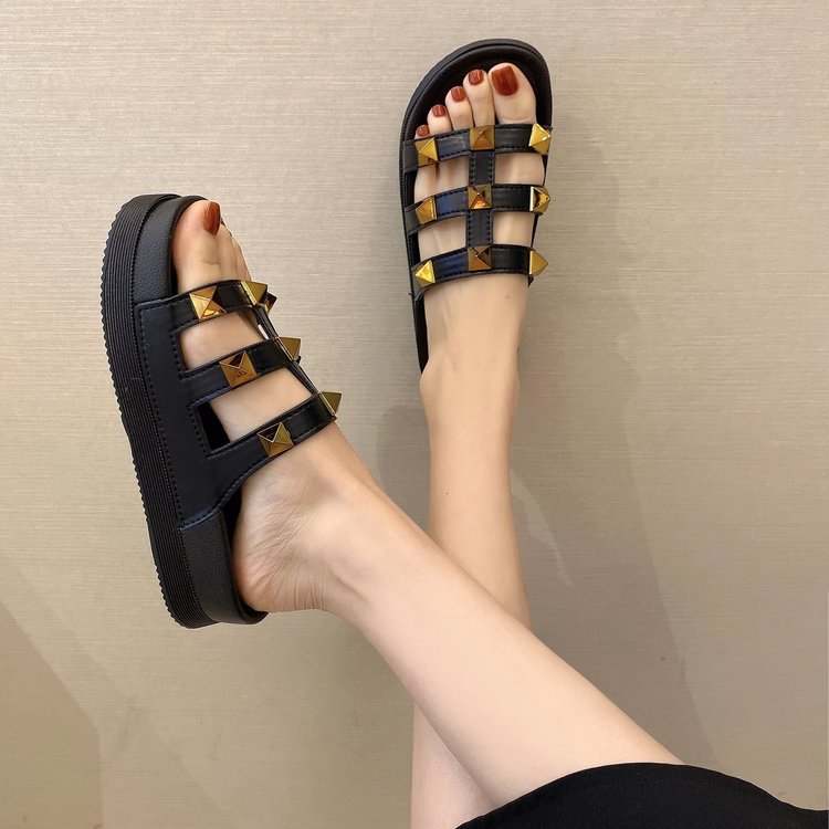 Dép Quai Ngang Thời Trang Hàn Cho Nữ | BigBuy360 - bigbuy360.vn