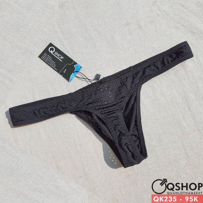 QUẦN LỌT KHE NAM THUN LƯỚI LỖ THOÁNG MÁT QSHOP QK235