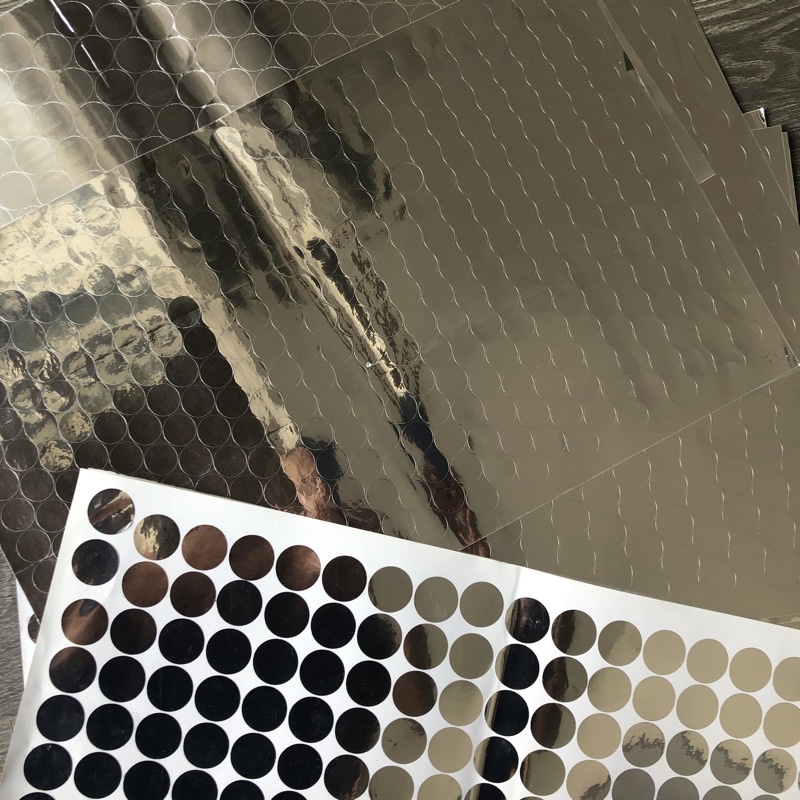 SET Màng Siu Nhôm bạc chống tràn tự dính - Màng Seal Niêm phong miệng chai phi 18 / f20 / f24 / f28