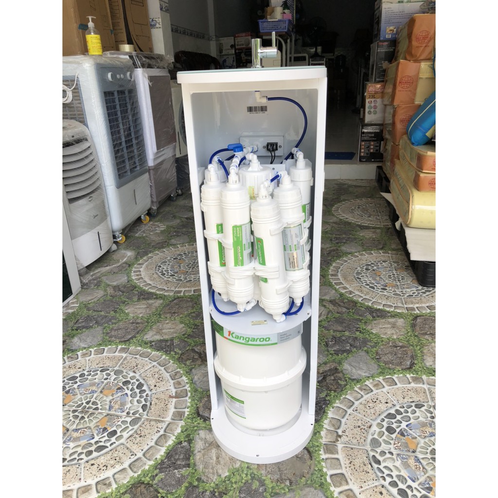 Máy lọc nước RO hydrogen ion kiềm Kangaroo KG100EO 7 lõi - Hàng trưng bày