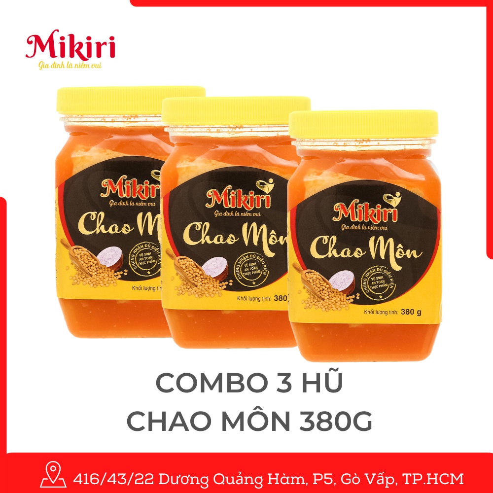 Chao môn Mikiri thơm ngon 380g