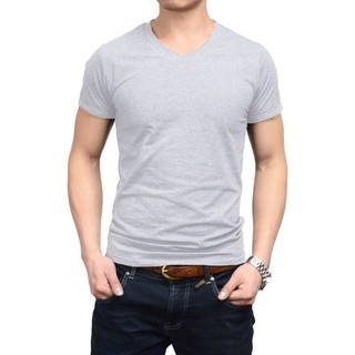 Áo thun nam body cổ tim cao cấp