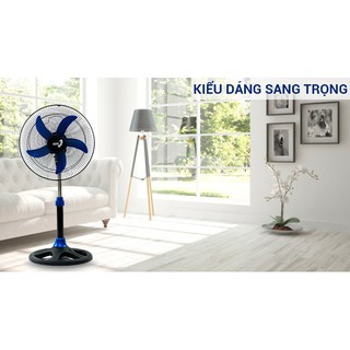 Quạt lửng Asia A16009-DV1 Xanh đen điều chỉnh độ cao, quạt mát, quạt êm (Mới 100% - Bảo hành 24 tháng)