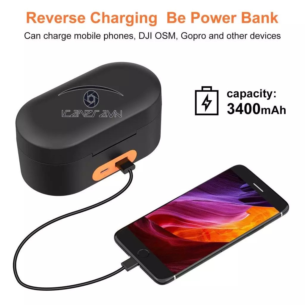 Hộp bảo vệ kiêm dock sạc không dây RODE WIRELESS GO ZGCINE ZG-R30