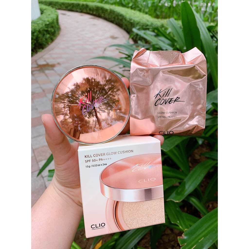 Phấn Nước Clio Kill Cover Glow Cushion Kèm Lõi Phụ | BigBuy360 - bigbuy360.vn